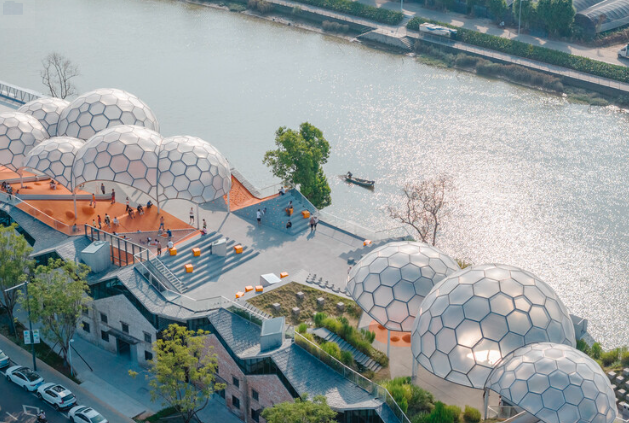 ETFE氣膜結構景觀裝置案例欣賞